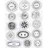 Akriliniai antspaudukai "Buttons"