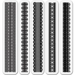 Akriliniai antspaudukai "Borders Lace"