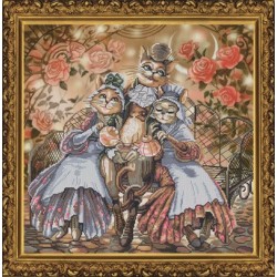 CP1144 Rinkinys siuvinėjimui "Amicable family"