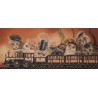 CD6095 Rinkinys siuvinėjimui su spausdinta kanva "Express train"