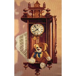 CB3024 Rinkinys siuvinėjimui "Antique clock"