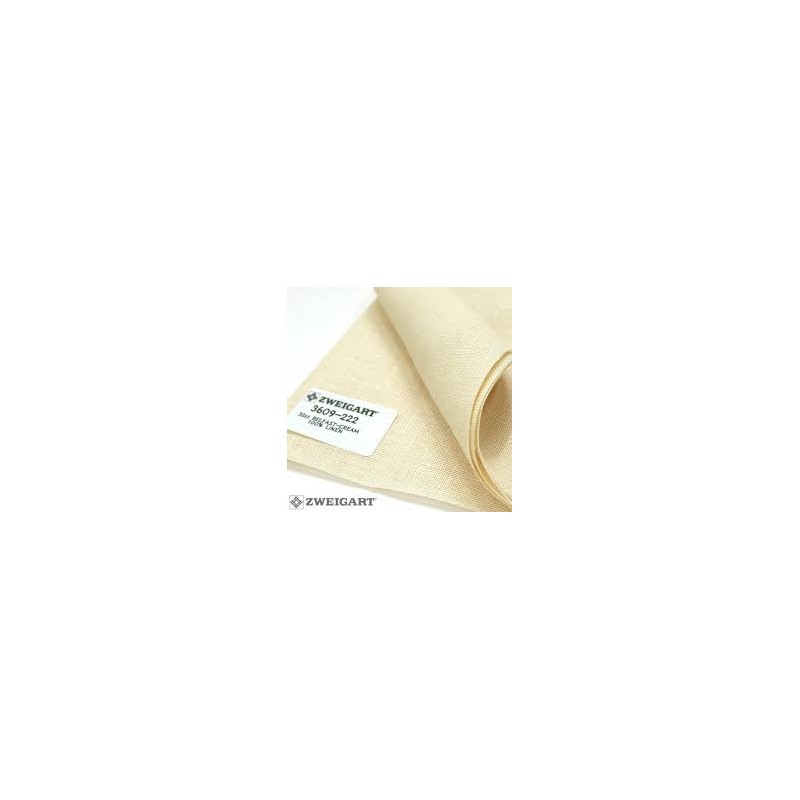 Zweigart drobė Linas Belfas 32 ct, sp. cream (222) karpoma
