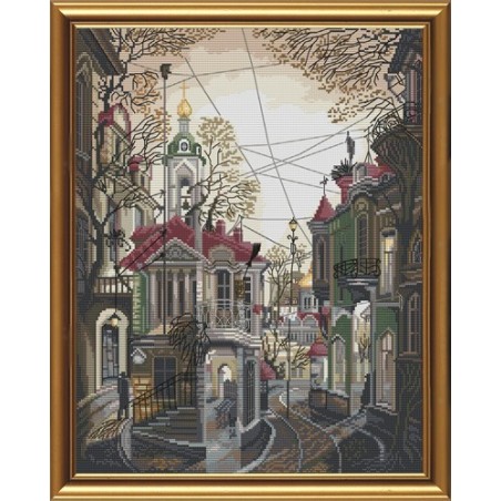 AM3002 Rinkinys siuvinėjimui "In the city"