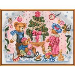 CP1187 Rinkinys siuvinėjimui "New Year's gift"
