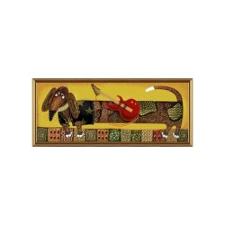 DK6031 Rinkinys siuvinėjimui karoliukais "Dachshund Rocker"