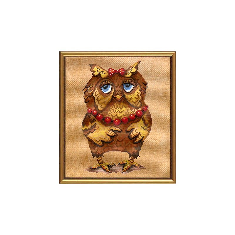 HHD4053 Rinkinys siuvinėjimui "Owl Mary"