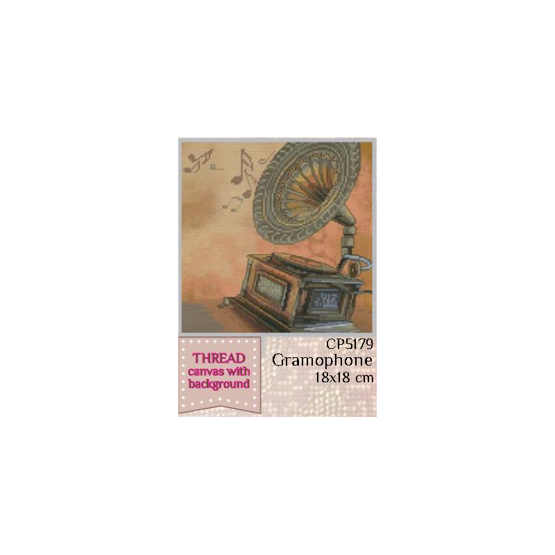 CP5179 Nova Sloboda rinkinys siuvinėjimui "Gramophone"