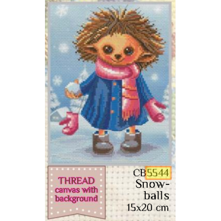CB5544 Nova Sloboda rinkinys siuvinėjimui "Snowballs"