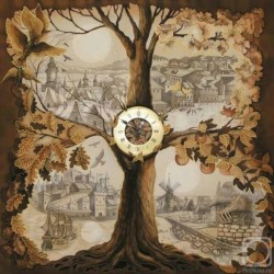 EM1001 Nova Sloboda rinkinys siuvinėjimui "Tree clock"