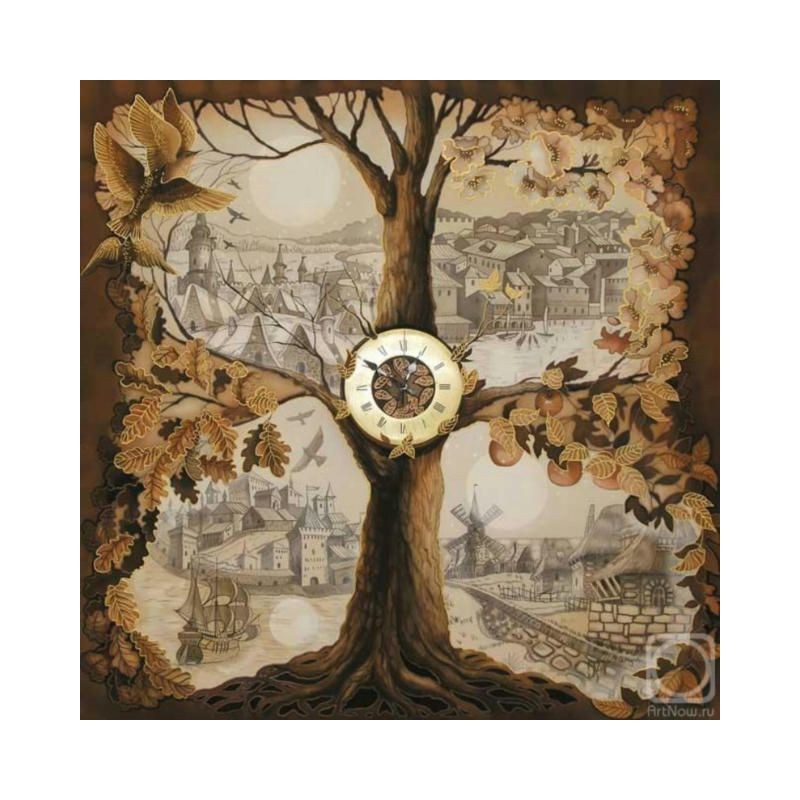 EM1001 Nova Sloboda rinkinys siuvinėjimui "Tree clock"