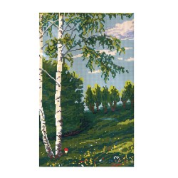 MD3045 Nova Sloboda rinkinys siuvinėjimui "Birches"