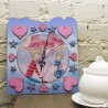 PT6512 Rinkinys siuvinėjimui "Clock: Love time"