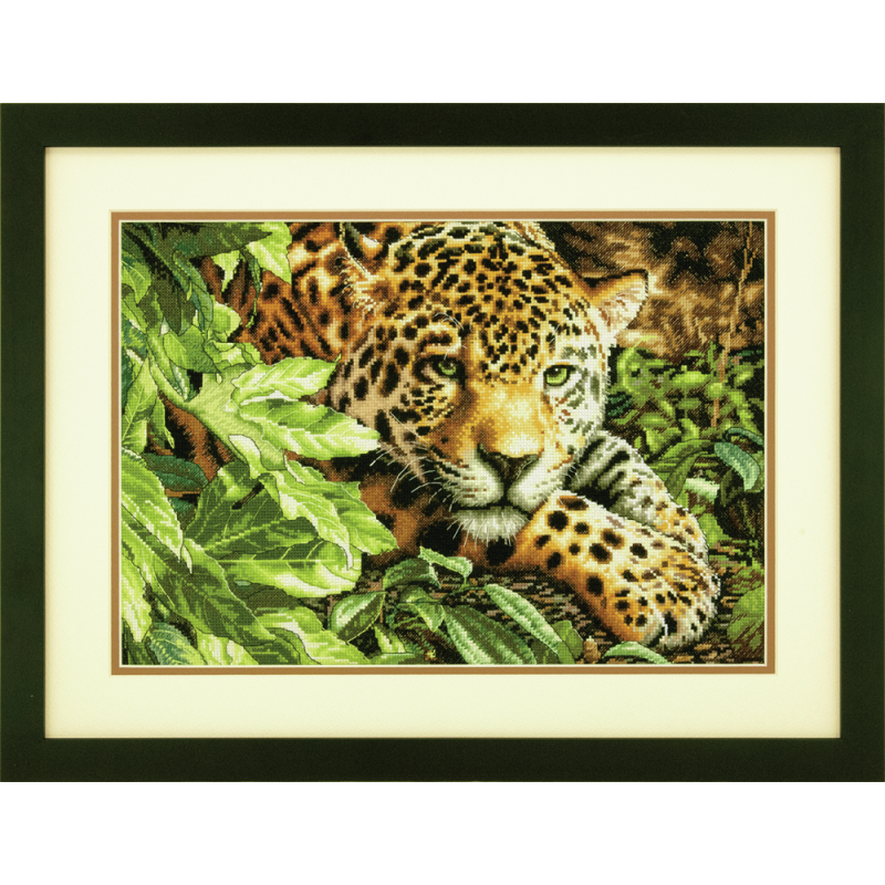70-35300 Rinkinys siuvinėjimui "Leopard in Repose"