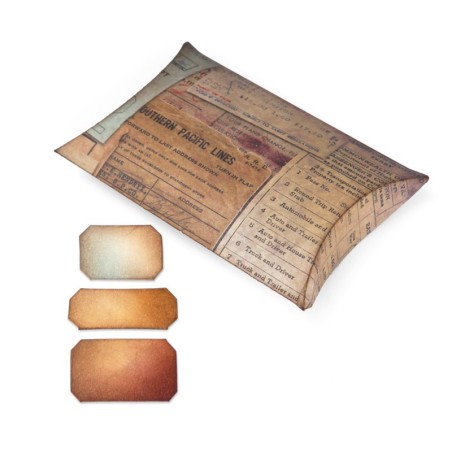 Pillow Box w/Labels iškirstukas