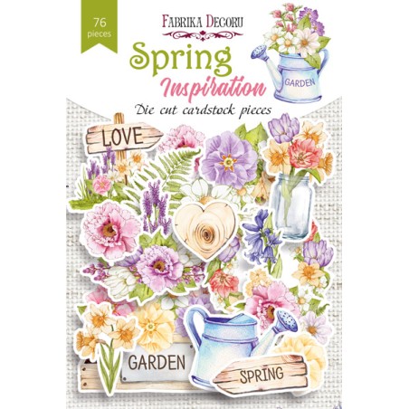 Iškirstų paveikslėlių rinkinys "Spring inspiration", 76 vnt.