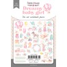Iškirstų paveikslėlių rinkinys "Dreamy baby girl", 55 vnt.