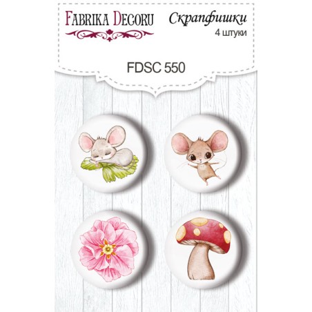 Dekoracijų rinkinys "Happy mouse day 4", 4vnt.