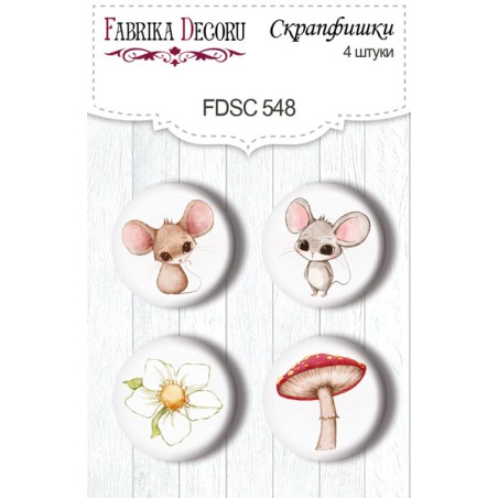 Dekoracijų rinkinys "Happy mouse day 6", 4vnt.