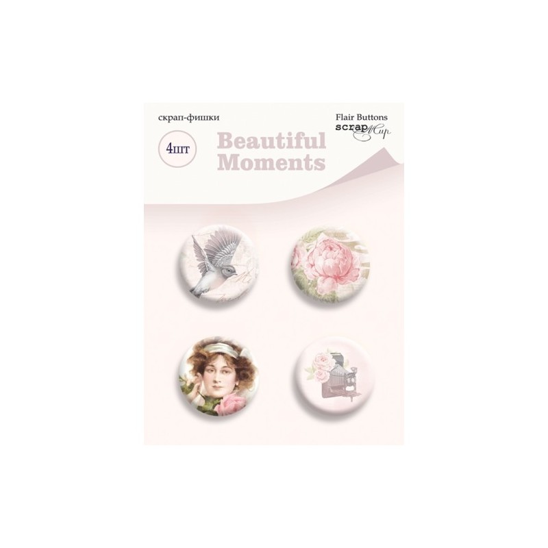 Dekoracijų rinkinys "Beautiful Moments", 4vnt.