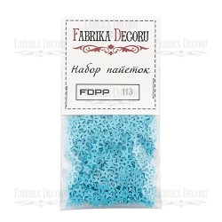 Dekoratyviniai blizgučiai "Sequins: Blue stars 7mm"