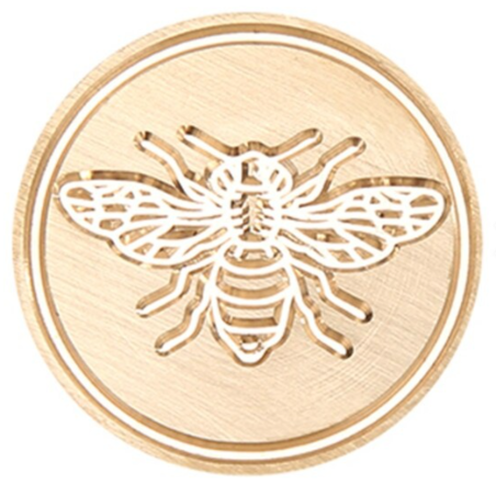 Metalinis vaško antspaudo motyvas "Bee"