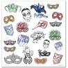 Popierius "ITD Collection: Carnival - Pierrot in love 01''