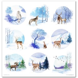 Popierius "ITD Collection: Winter animals 04''