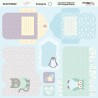 Popierius ScrapMir "Baby Boy: envelopes" 20x20 cm