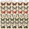 Popierius ScrapMir "Merry Christmas: Butterflies" 20x20 cm