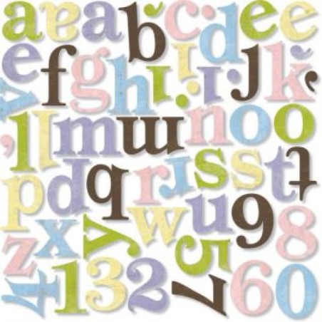 Raidynas "Basic Grey: Lilykate Mini Monograms"