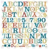 Raidynas "Basic Grey: Recess Midleset Mini Monograms"