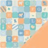 Popierius Making Memories "Making Memories: Pitter Patter - Oliver Alphabet"