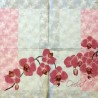 Servetėlė Nr.219 "Pink orchid", 33x33cm