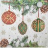 Servetėlė Nr.118 "Christmas Ornaments", 33x33cm