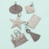 Metaliniai papuošimai "Birthday Embossed Charms"