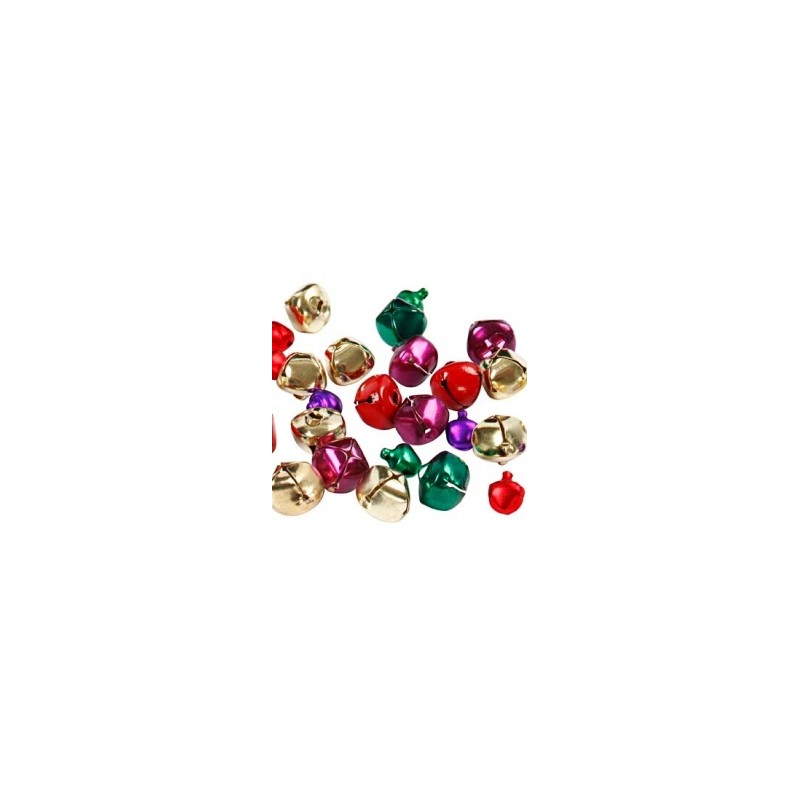 Metalinių varpelių rinkinys "Jingle Bell Assorti", 16vnt.