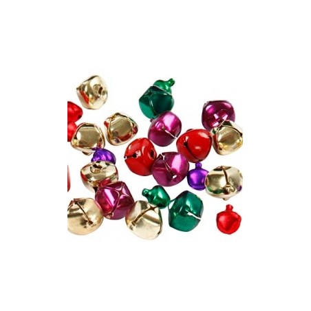 Metalinių varpelių rinkinys "Jingle Bell Assorti", 16vnt.
