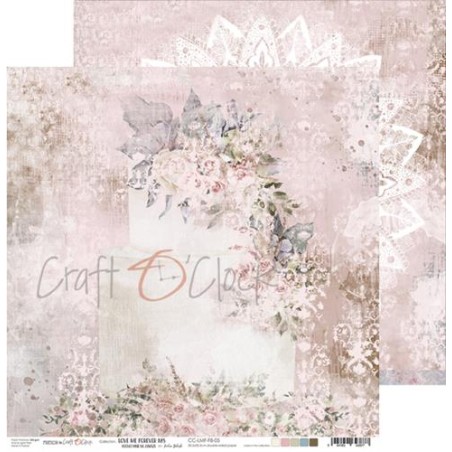Dvipusis popierius "Love Me Forever-05"