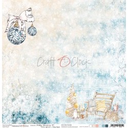 Dvipusis popierius "Frosty Sparking-04"