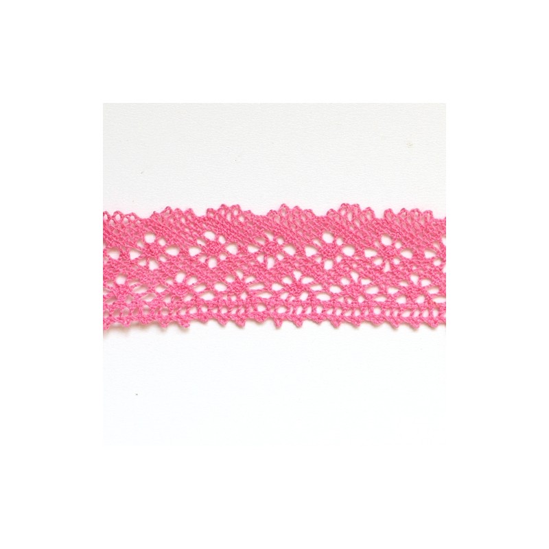 Nėrinių juostelė "Candy pink", 1m