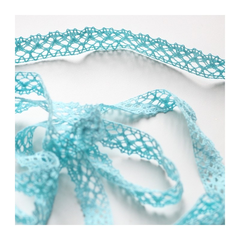Nėrinių juostelė "Water blue", 1m