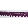 Nėrinių juostelė "Eggplant", 1m