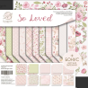 Popieriaus rinkinys "ScrapMir: So Loved", 30,5x30,5 cm, 10 lapų