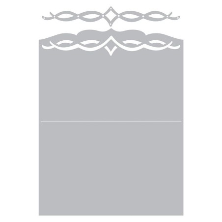 Kirtimo formelių rinkinys "Sizzix thinlits- Card Elegant edge"