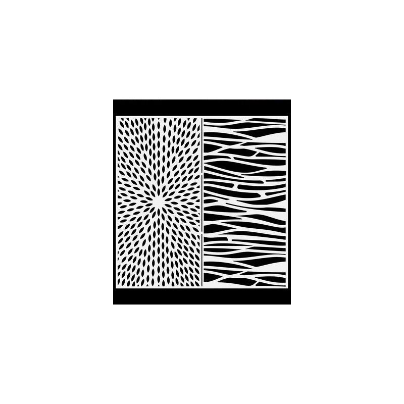 Plastikinis trafaretas "Slimline Stripe"