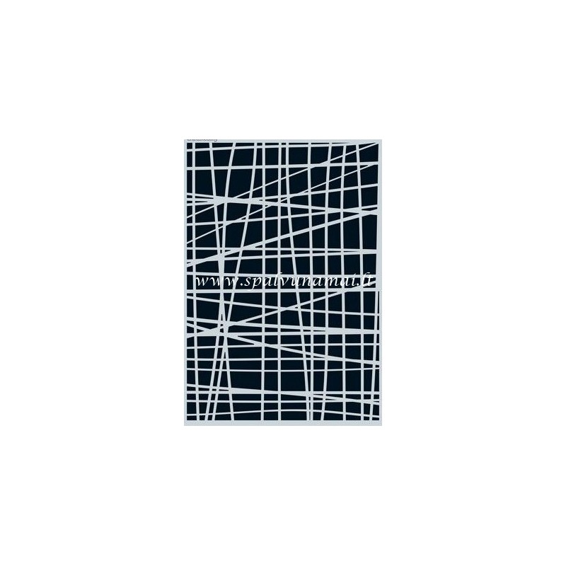 Plastikinis trafaretas A5 "Lines grid irregular"