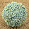 Popierinės gėlės "Miniature blossom Green", 20vnt.
