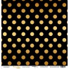 Vienpusis popierius "SM Every Day Gold:  Golden Dots Black"