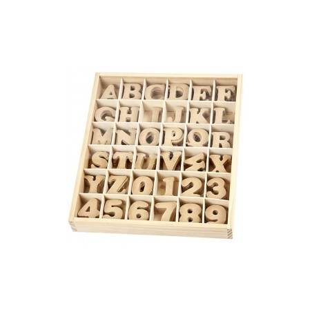 MDF raidės dekoravimui 4cm