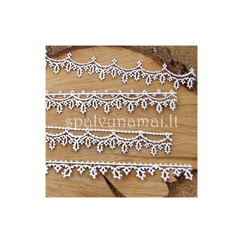 Kartoninė formelė "Tatting Christmas: nėrinių juostos XL", 4vnt.